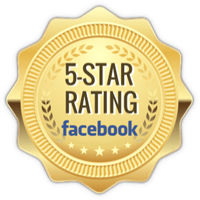 5 Star Rating Facebook Badge